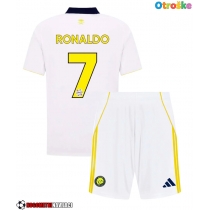 Otroške Nogometnih dresov Al-Nassr Cristiano Ronaldo #7 Tretji 2025-26 Kratki rokavi (+ hlače)